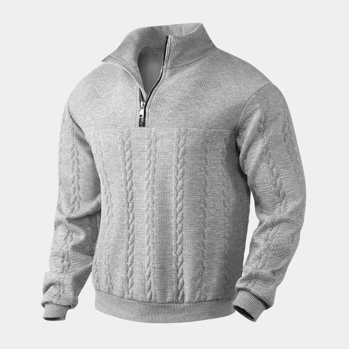Henry Essential Zip Collar Sweater - Finley & Family