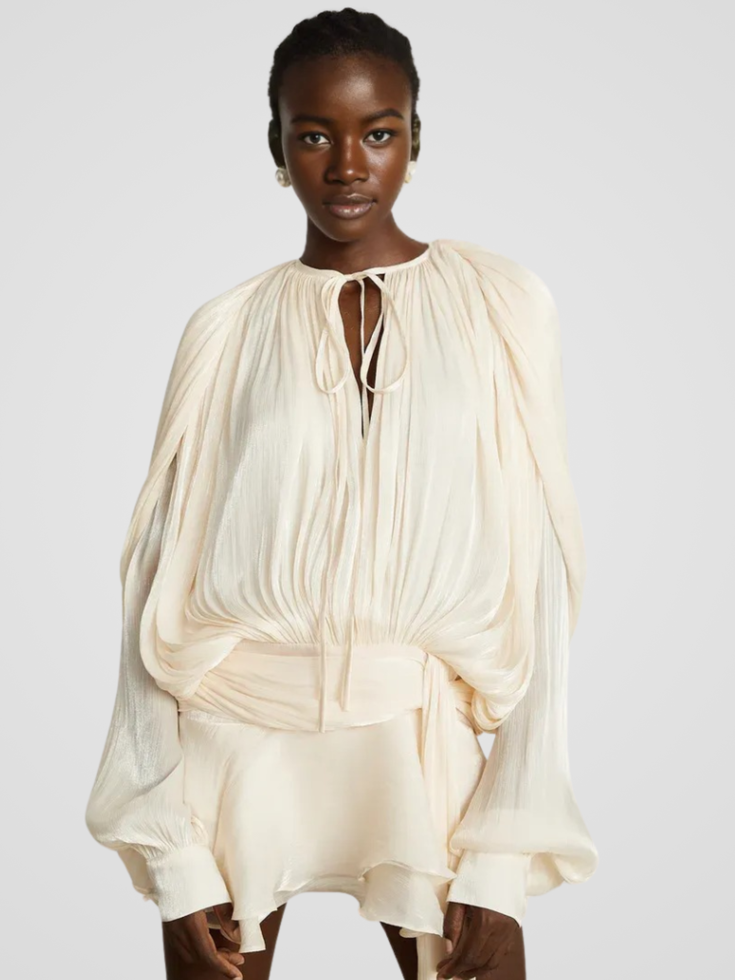 ISLA DRAPED MINI DRESS