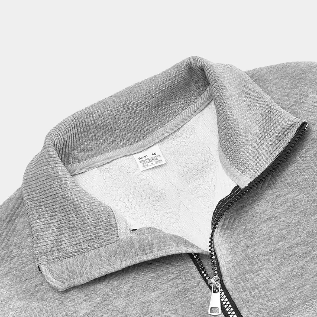 Henry Essential Zip Collar Sweater - Finley & Family