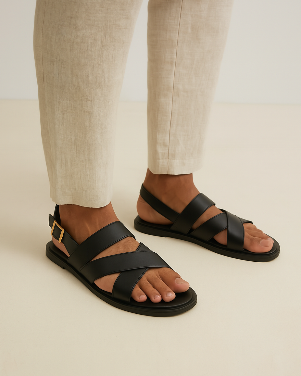 Lanaro - Chic Crisscross Sandals