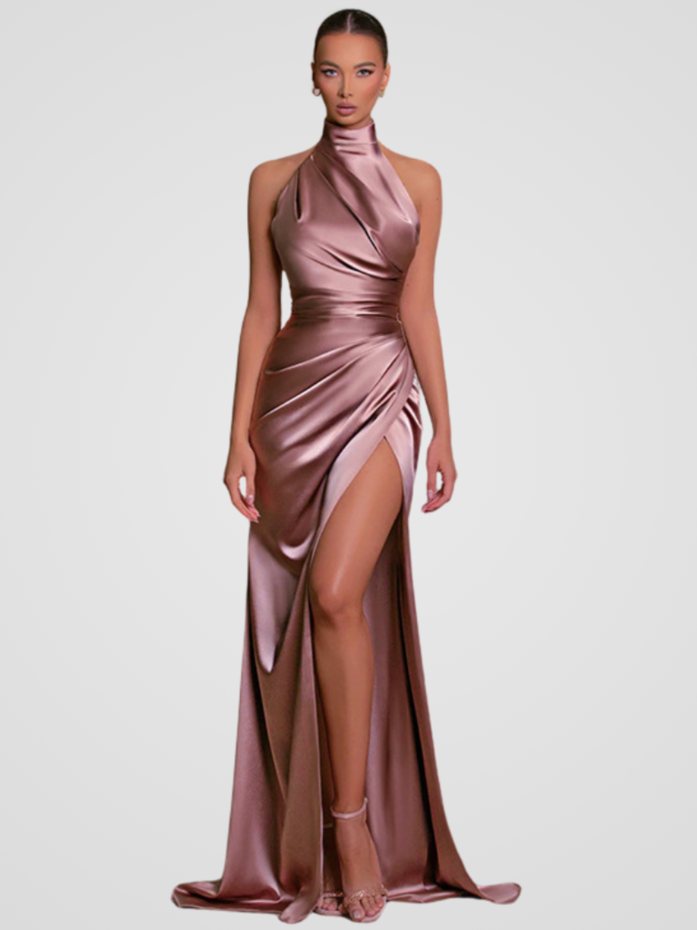 ROYALTY SATIN DRESS