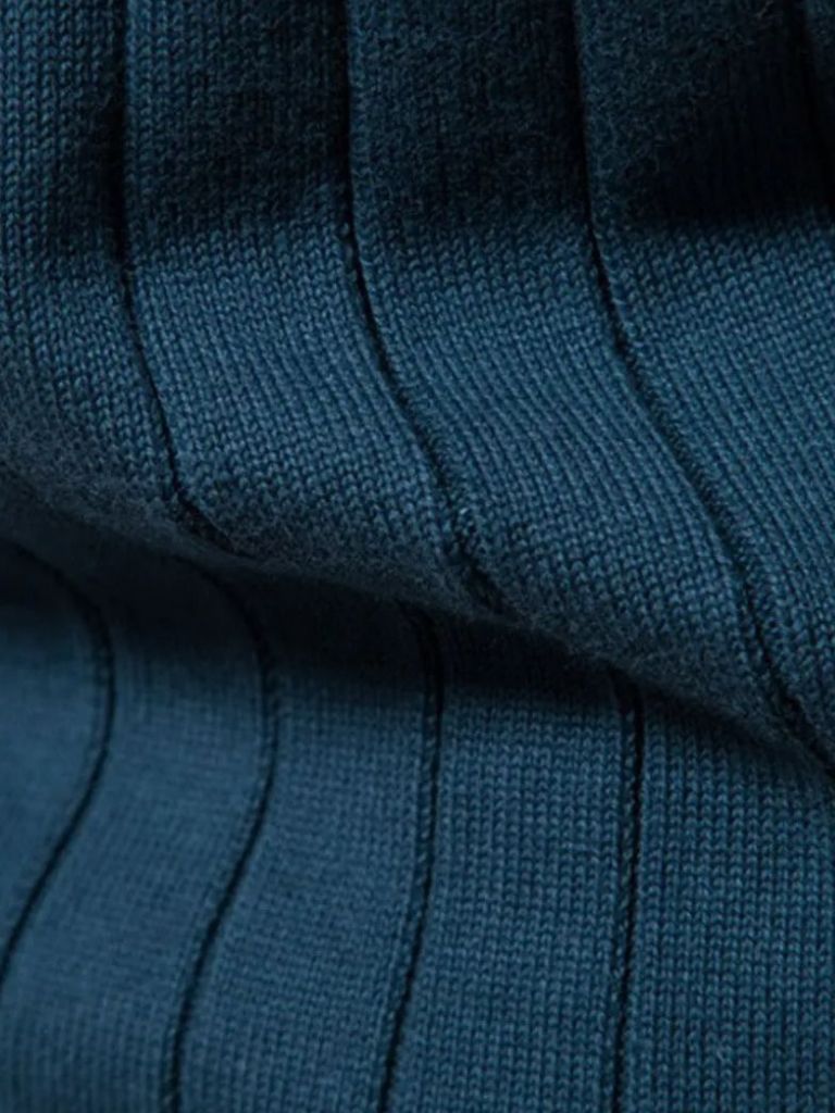 Simple Jacquard Zip Sweater - Finley & Family