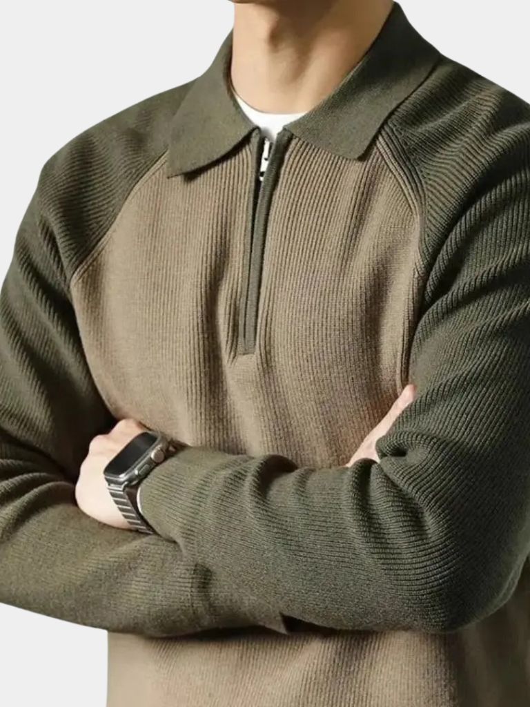 Raglan Zip Sweater - Finley & Family