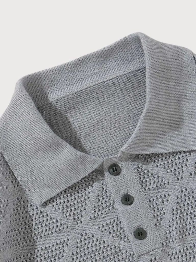 Woven Leather Polo - Finley & Family