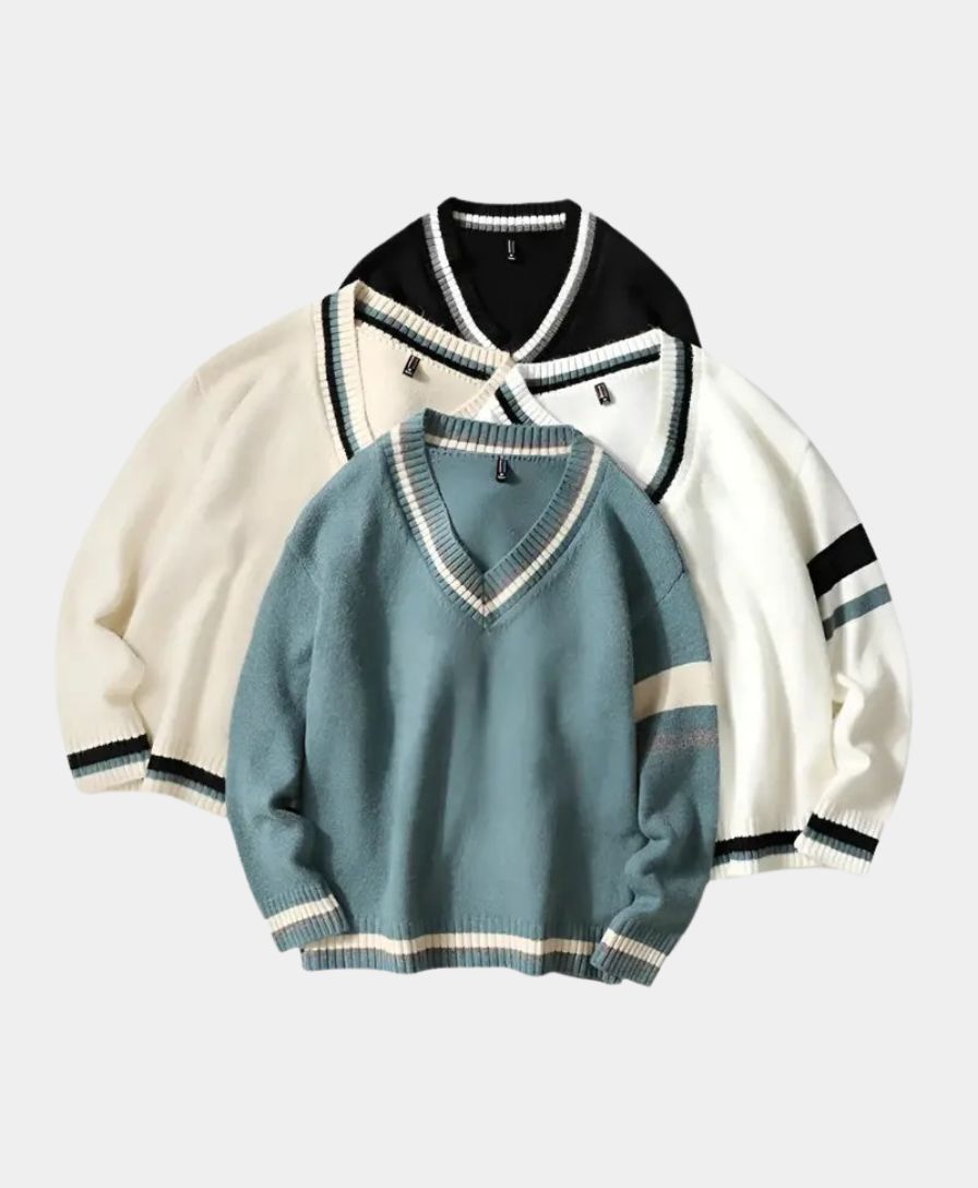 V-Neck Sweater - Finley & Family