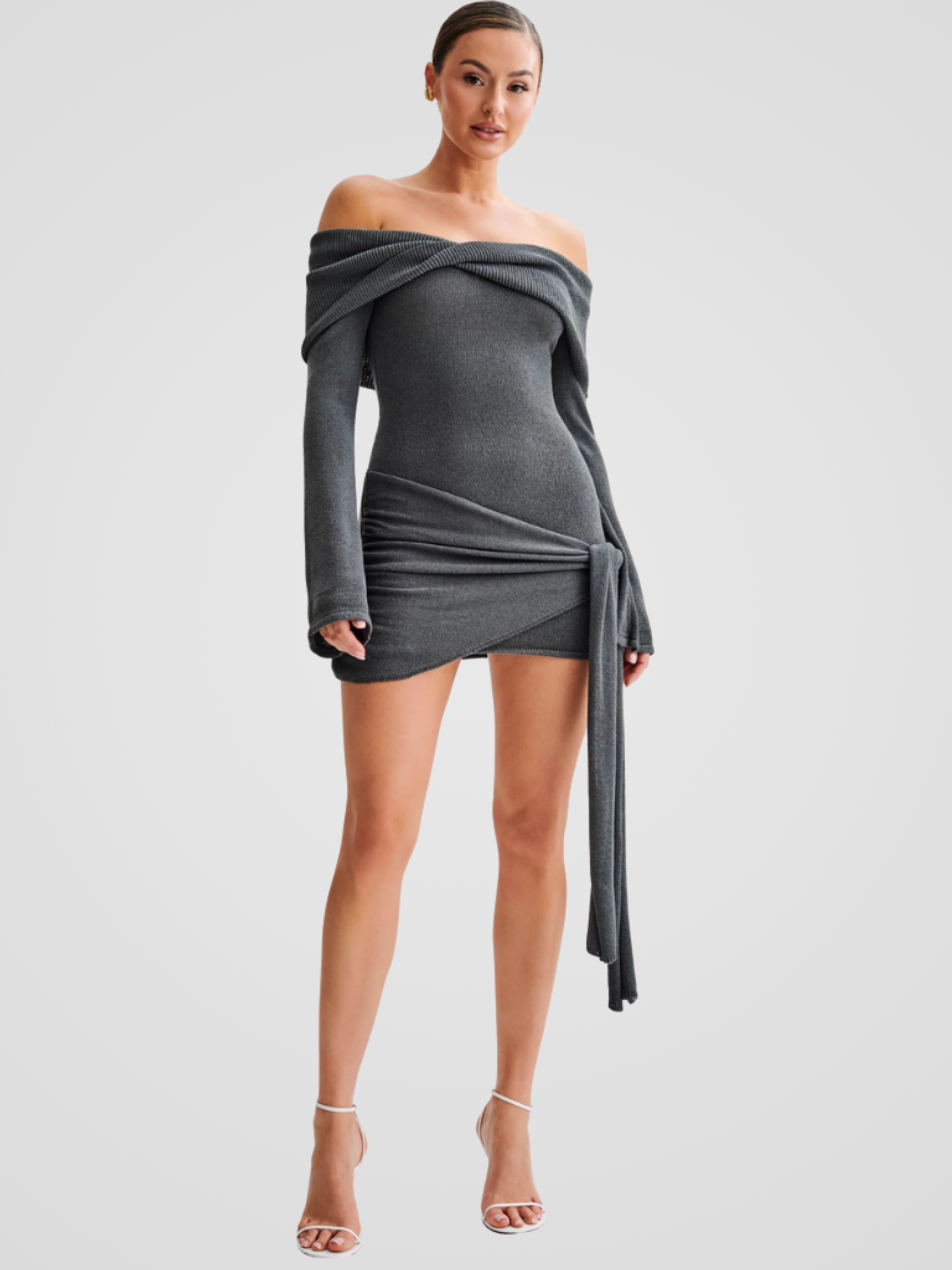 GLAMOUR MINI WRAP DRESS