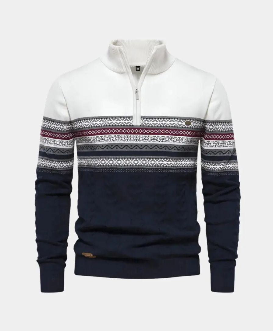 Polo Zip Sweater - Finley & Family