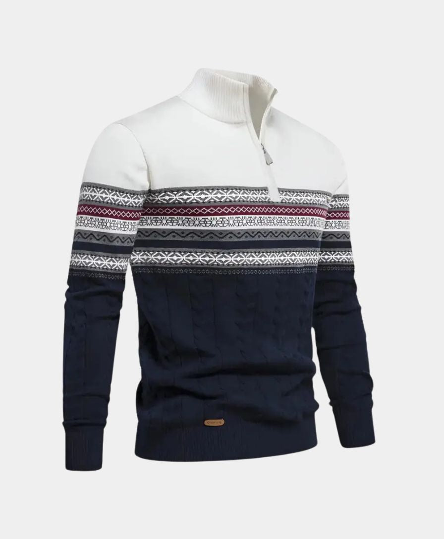 Polo Zip Sweater - Finley & Family
