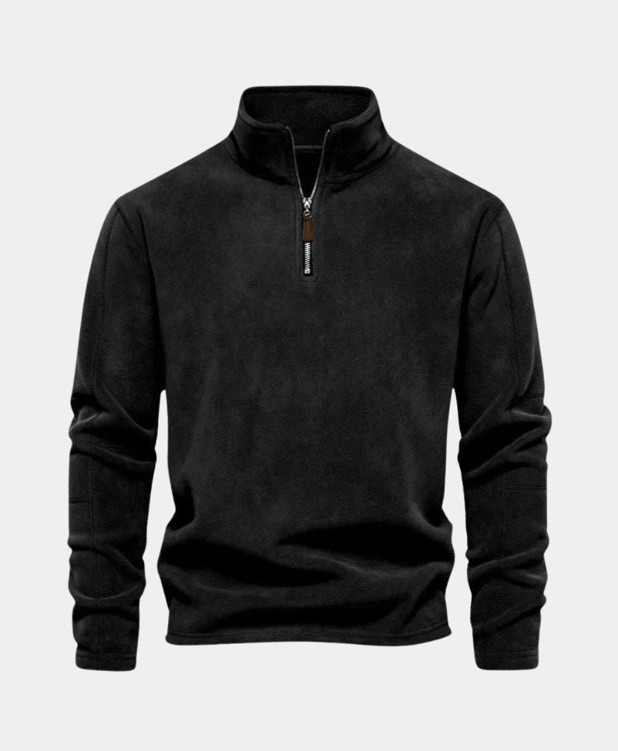 High Neck Zip Sweater Alpine - Finley & Family