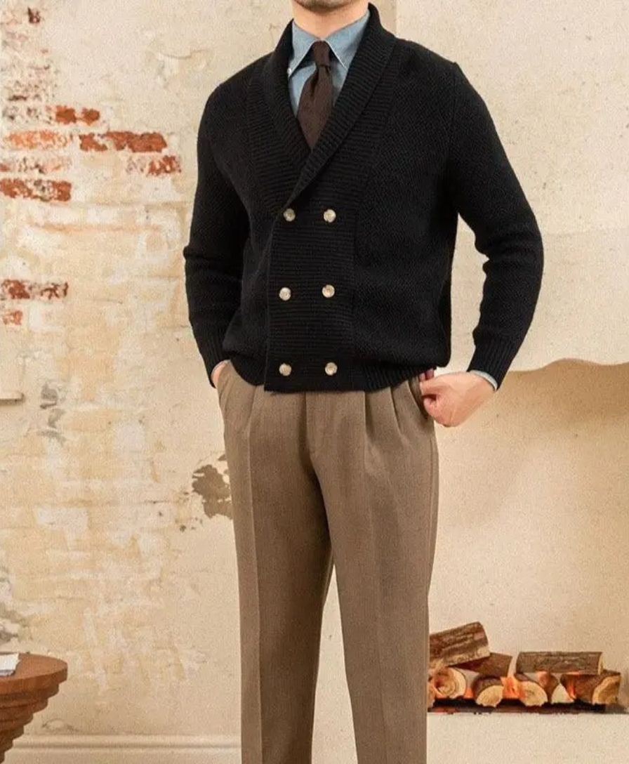 Elegant British Knitted Cardigan - Finley & Family