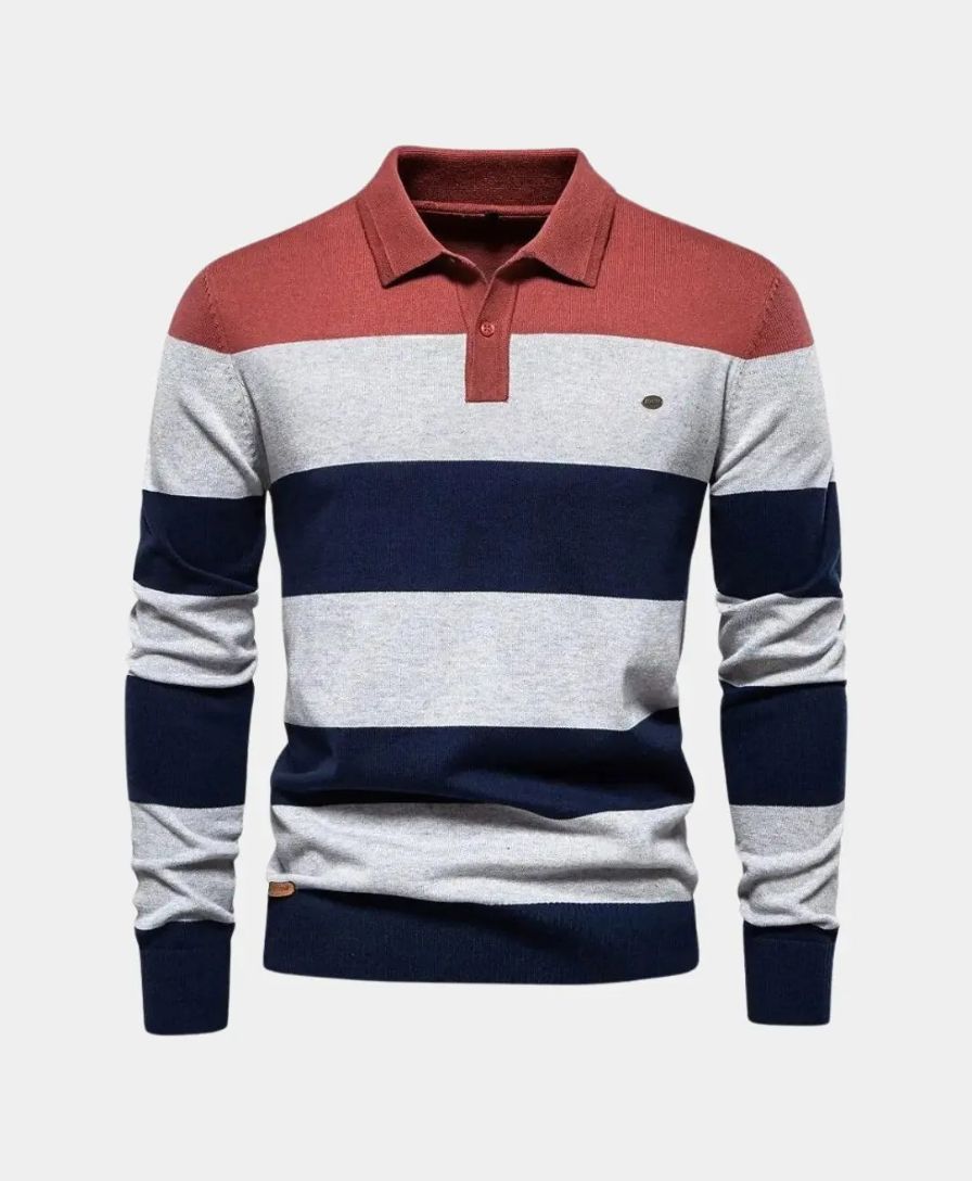 Colourful Hooded Sweatshirt with Half-Zip - Finley & Family