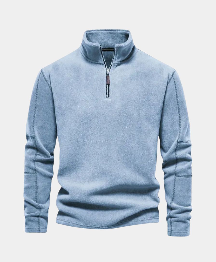 High Neck Zip Sweater Alpine - Finley & Family