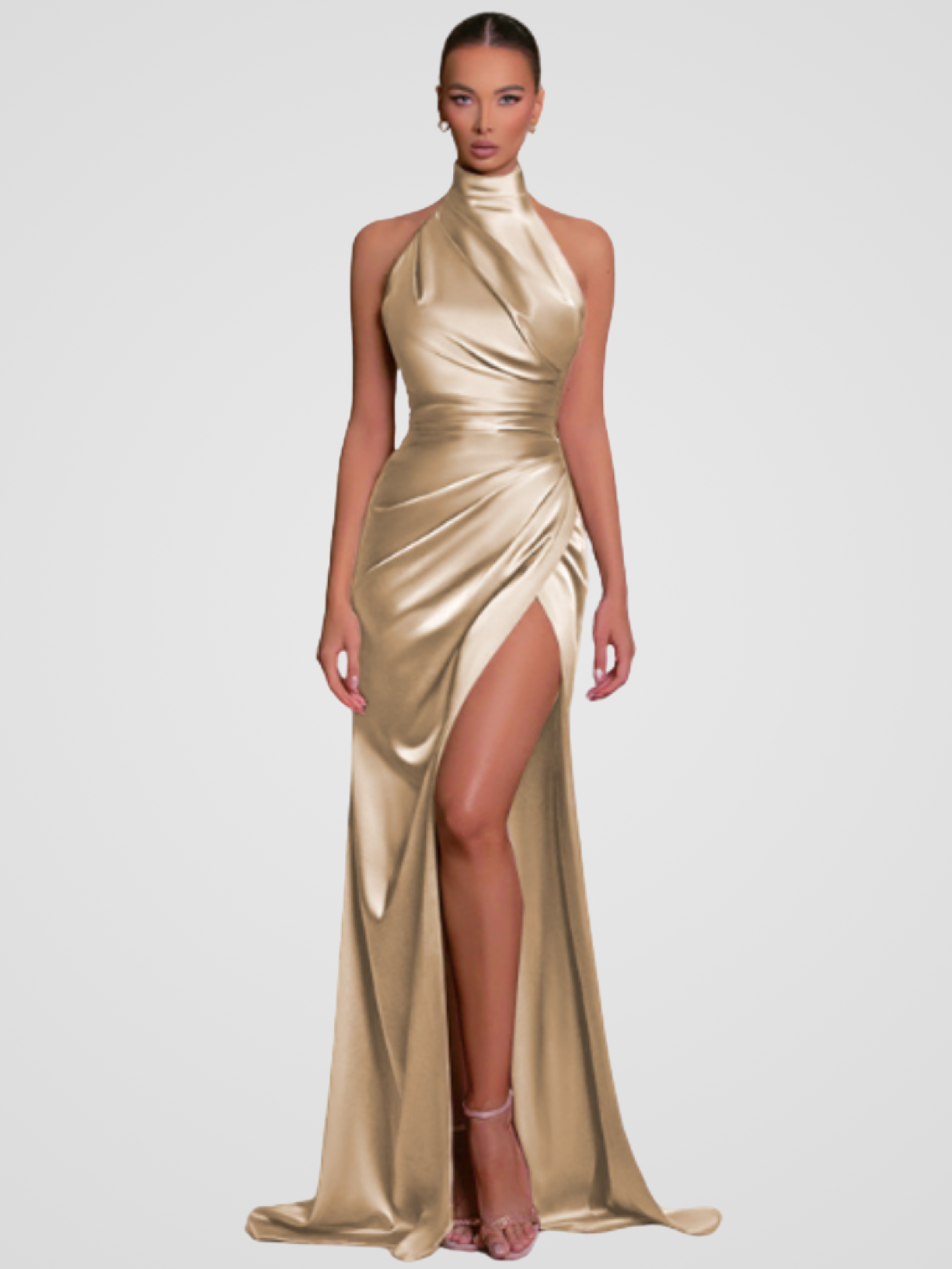 ROYALTY SATIN DRESS