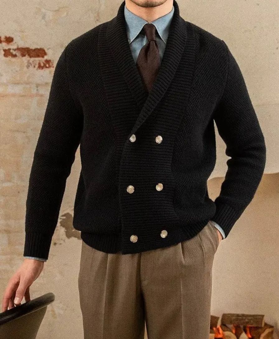 Elegant British Knitted Cardigan - Finley & Family