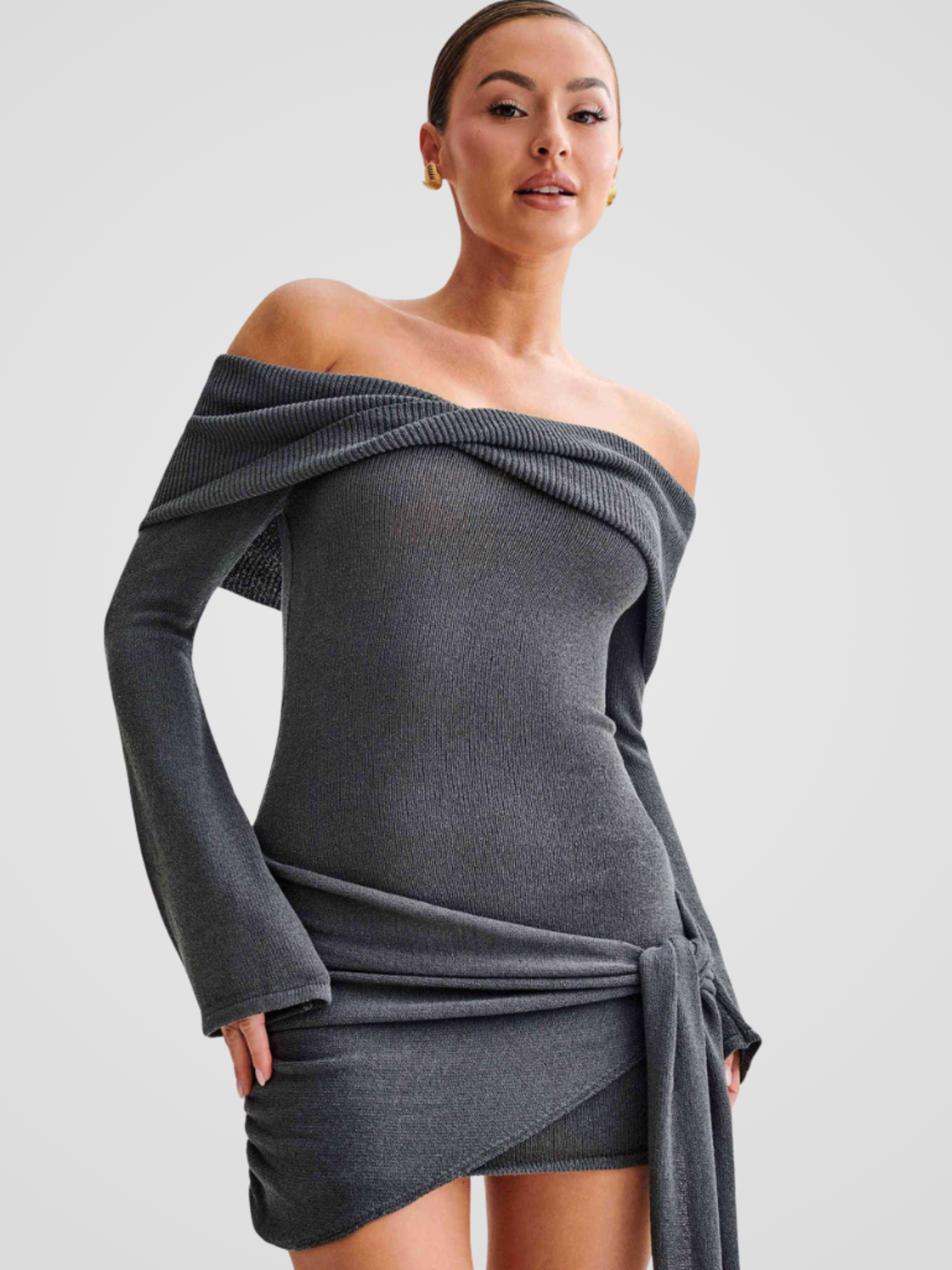 GLAMOUR MINI WRAP DRESS