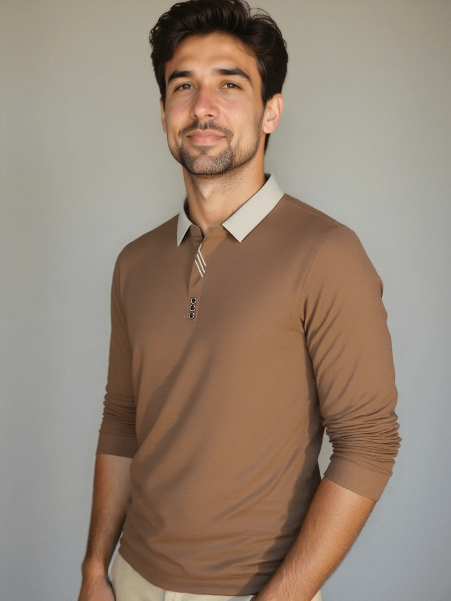 Elegant Long Sleeve Polo - Finley & Family