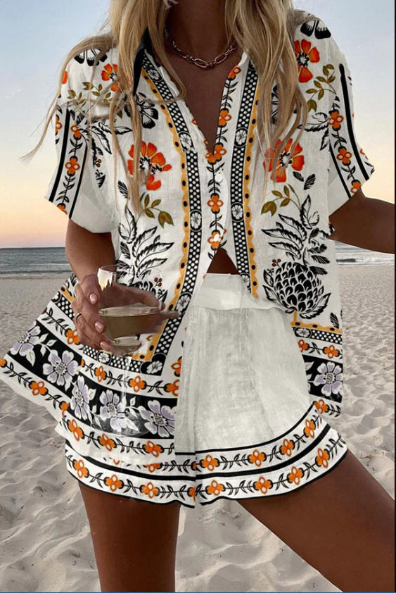 Irella | Short Set with Floral Print