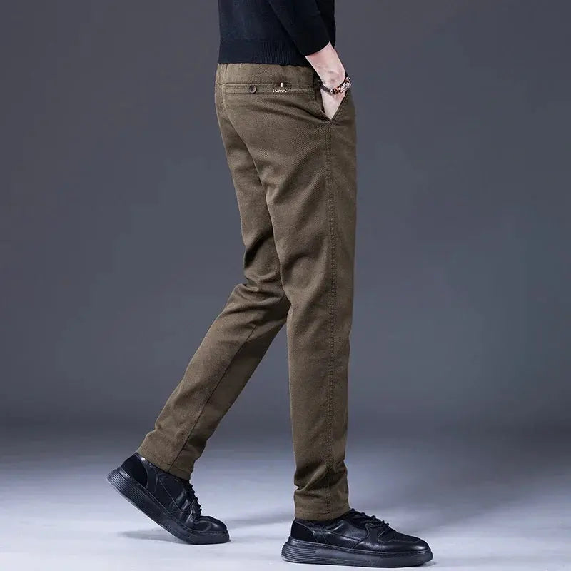 Basic Stretch Denim Trousers