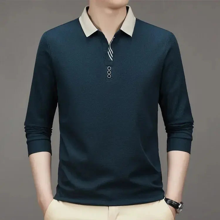 Elegant Long Sleeve Polo - Finley & Family