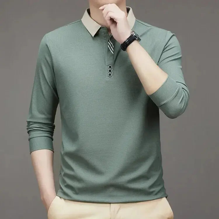 Elegant Long Sleeve Polo - Finley & Family