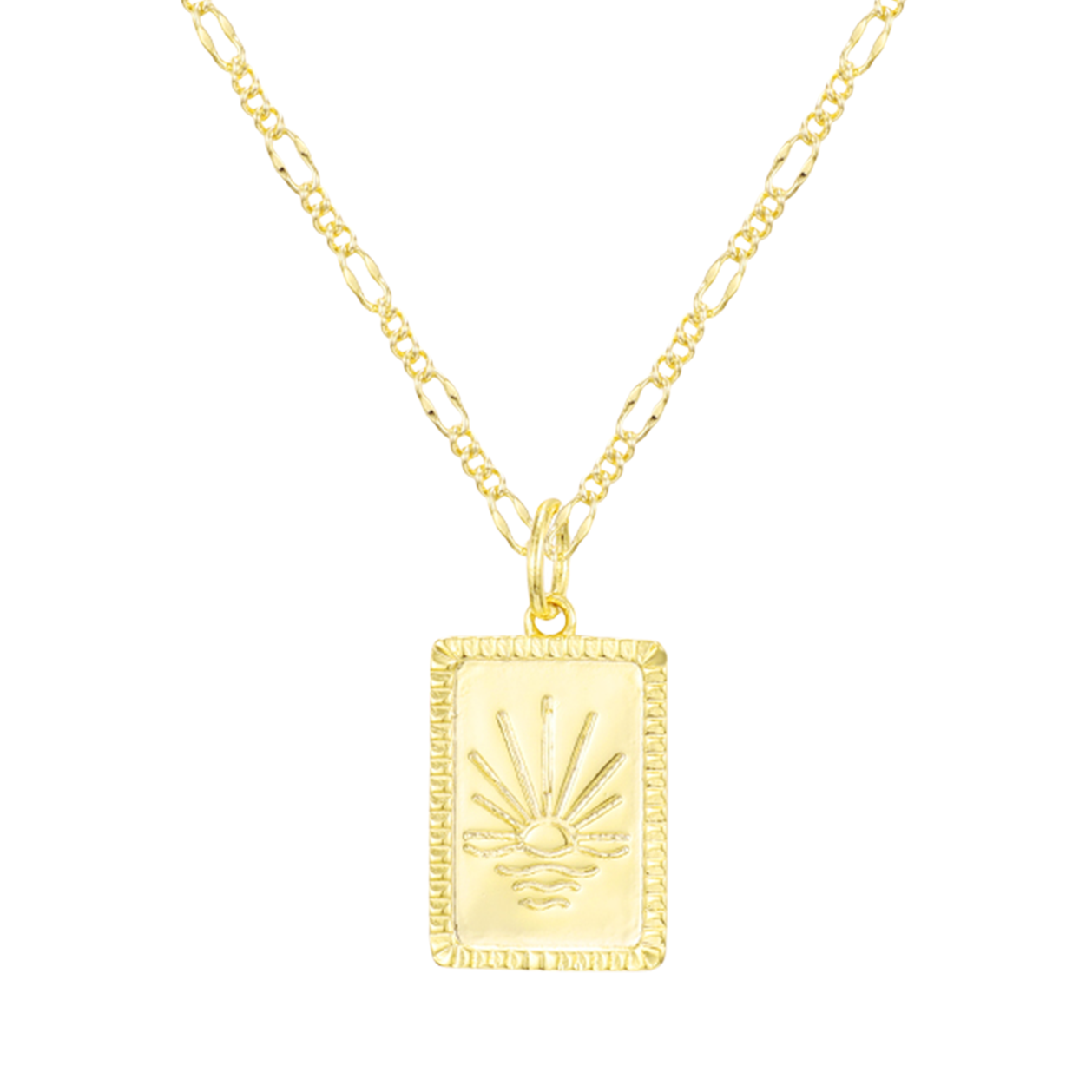 Radiant Sun Pendant Necklace