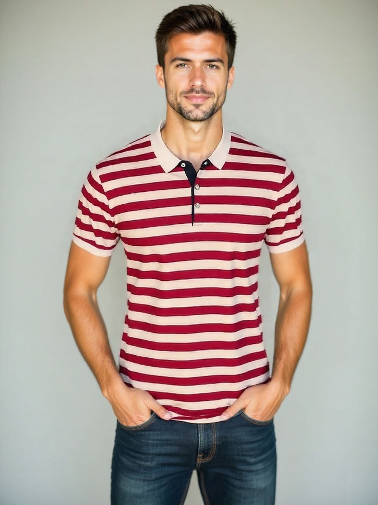 Striped Summer Polo - Finley & Family