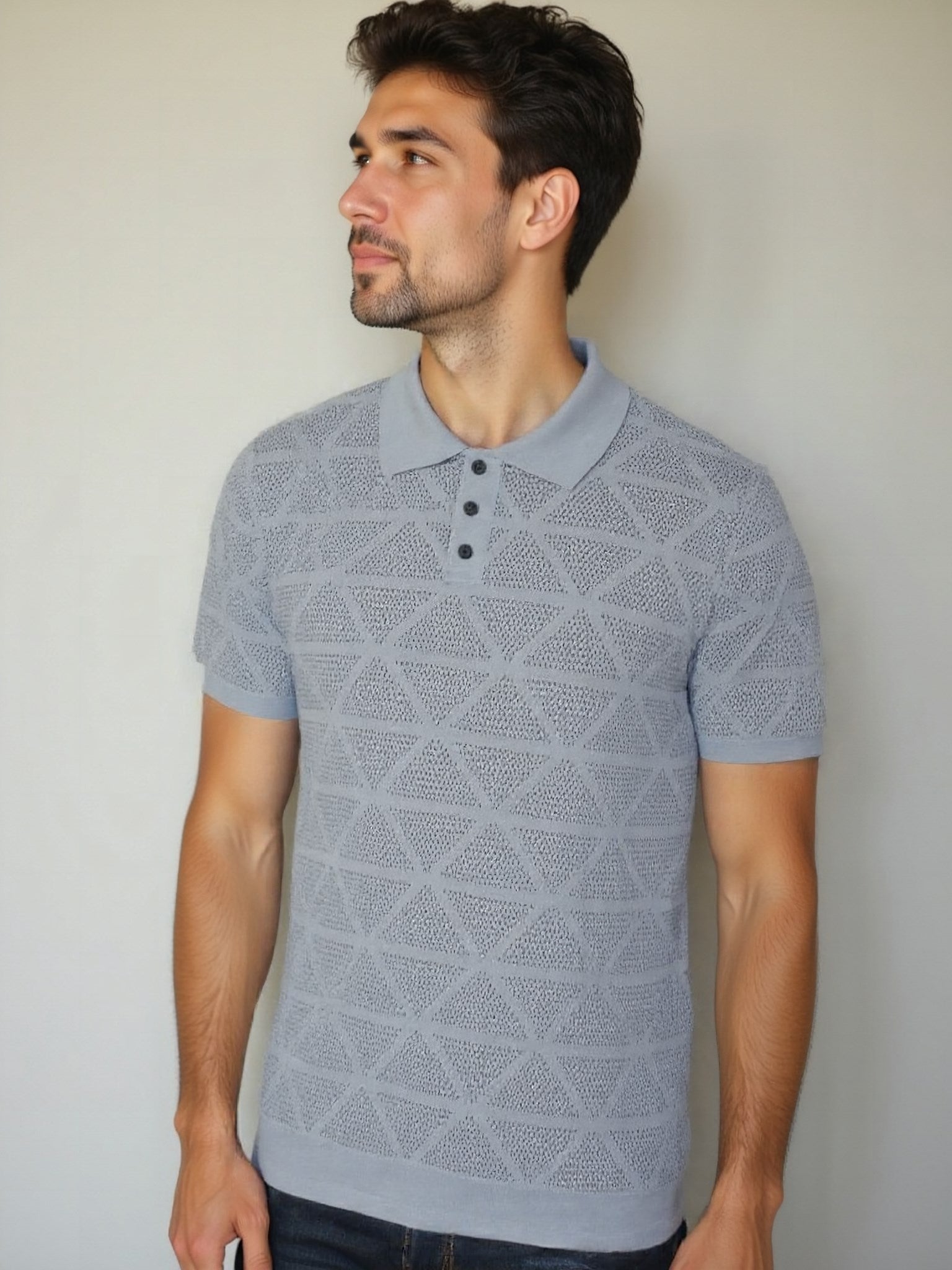 Woven Leather Polo - Finley & Family