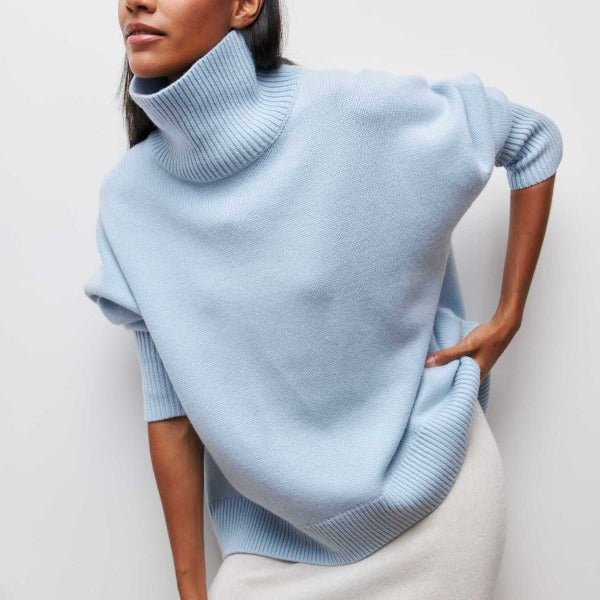 AVERY - ELEVATED NECK PULLOVER