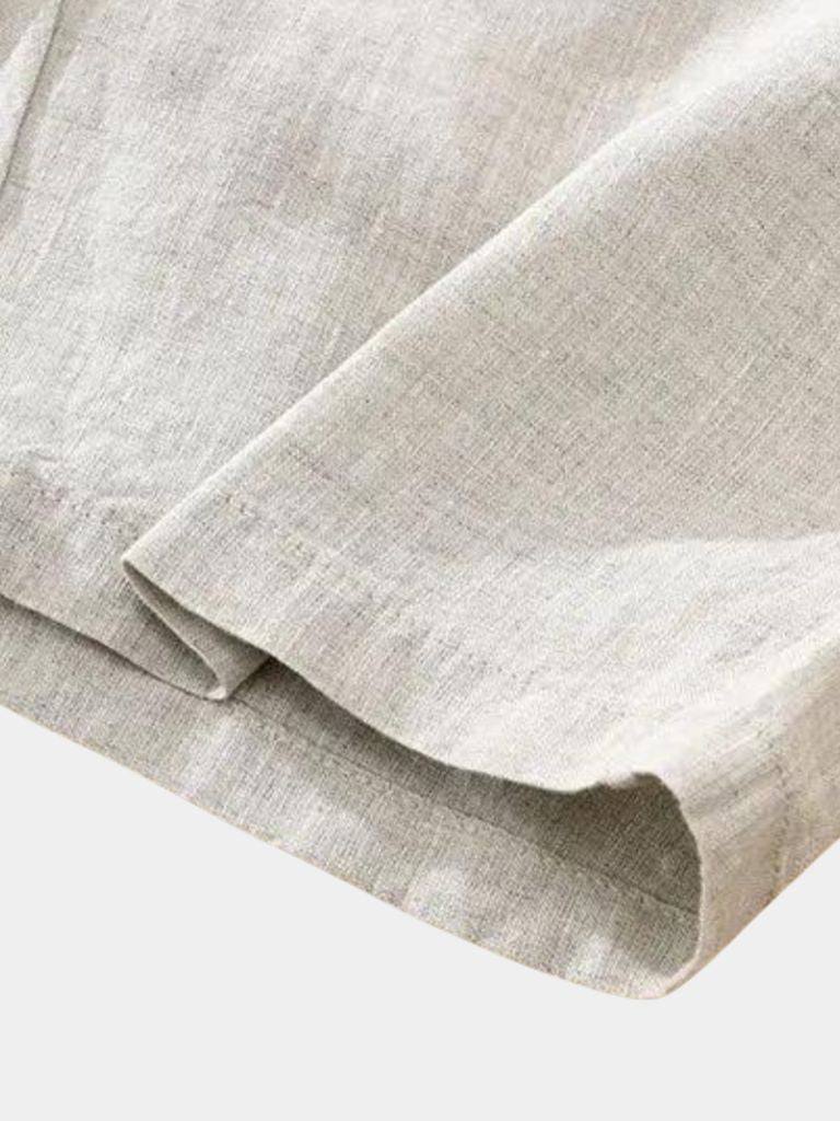 Horizon Blue Linen Shorts - Finley & Family