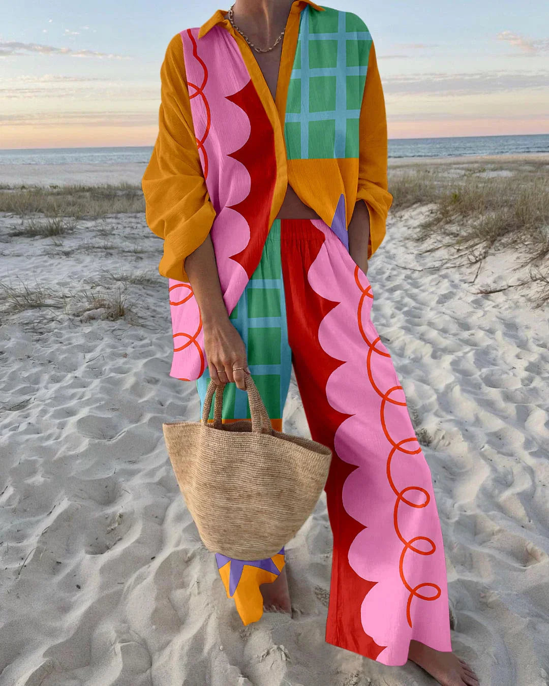 Arianna | Multicoloured Printed Set