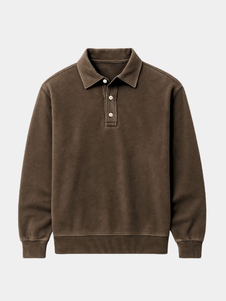 Canyon Mist Long Sleeve Polo – Finley & Family