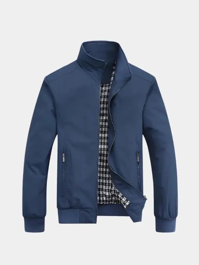 Finley & Family Casual Solid Bomber Jacket