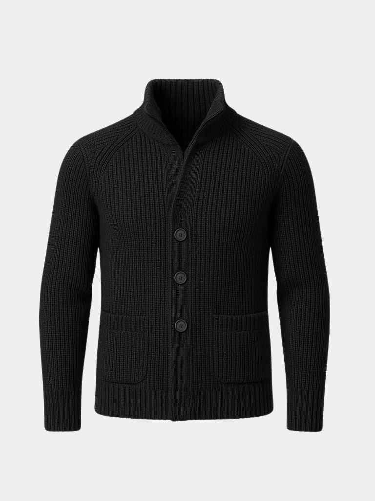 Finley & Family Classic Heritage Knit Jacket with Button Detail
