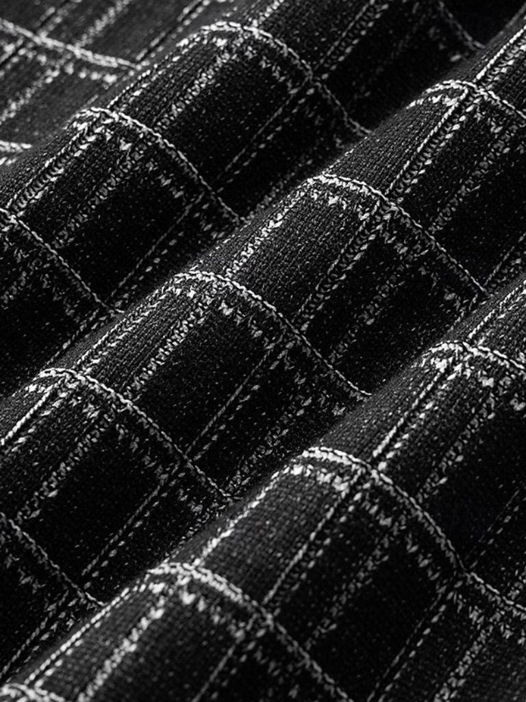 Classic Black Knit Polo - Finley & Family