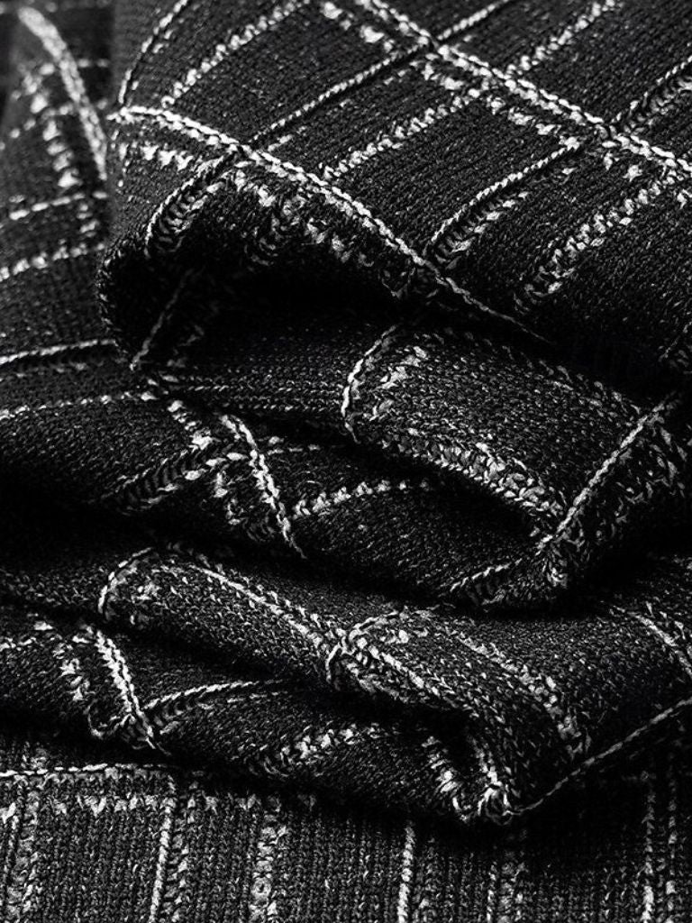 Classic Black Knit Polo - Finley & Family