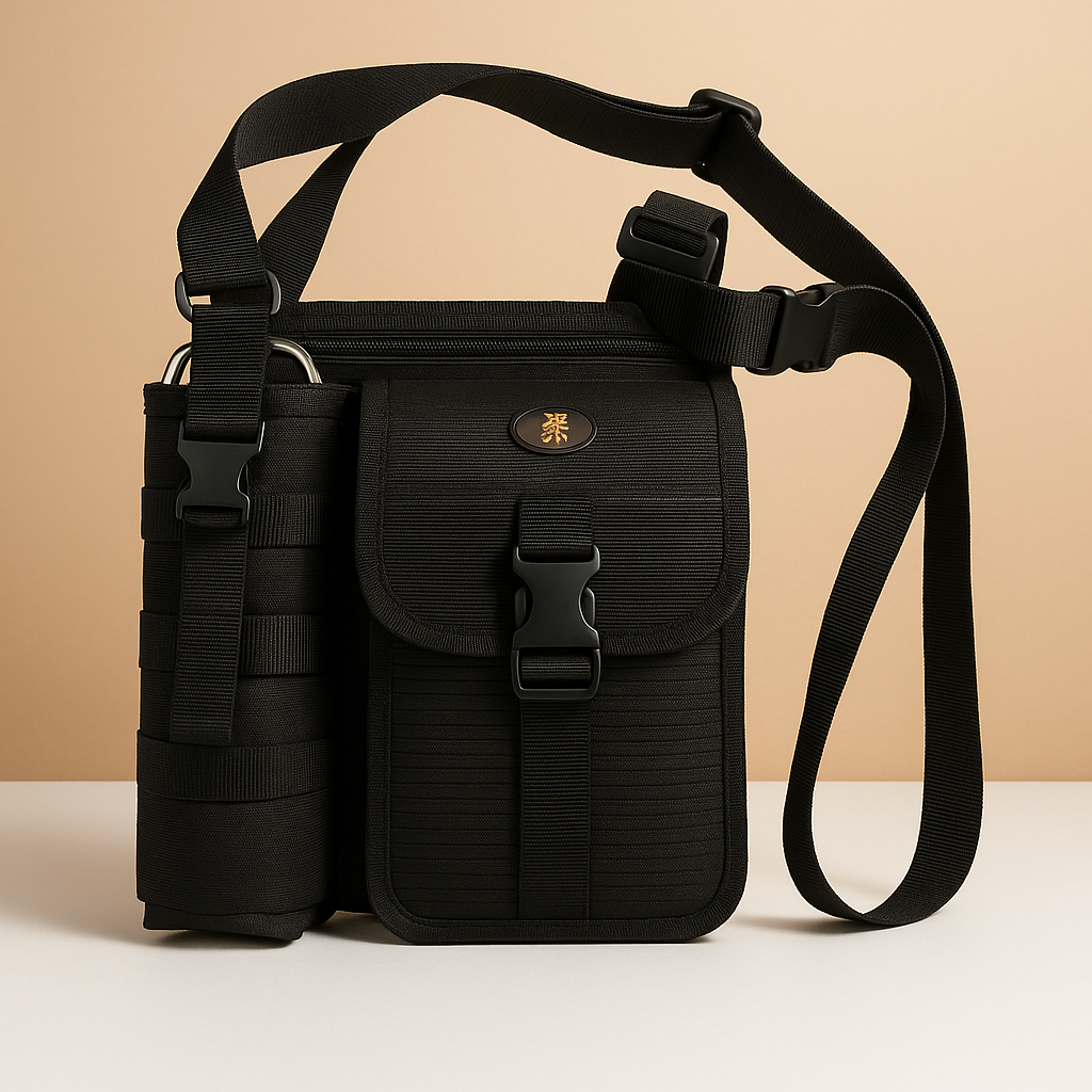 Compact crossbody water bottle carrier bag for men | Mason