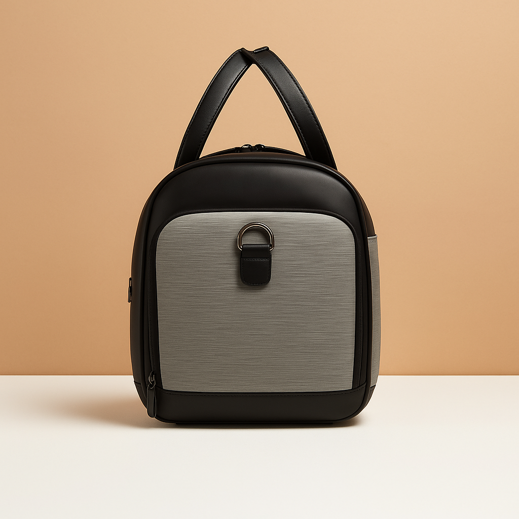 Convertible garment duffle bag with backpack straps for men | Nolan