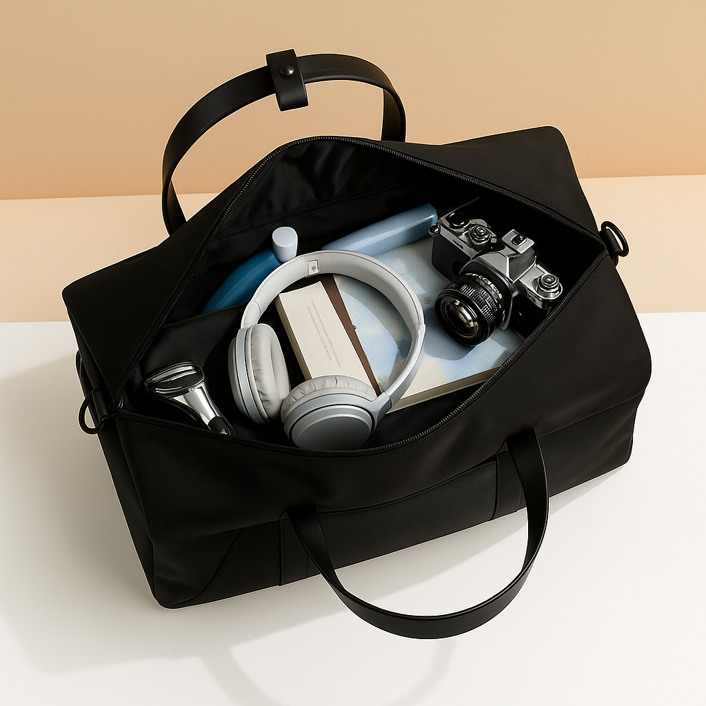 Convertible garment duffle bag with backpack straps for men | Nolan