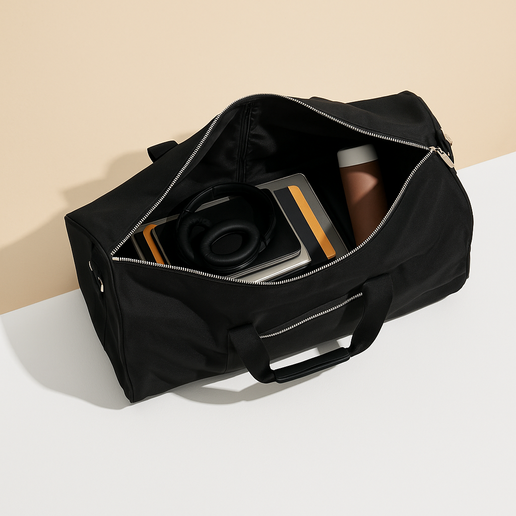 Convertible suit and duffle bag for men | Marcus