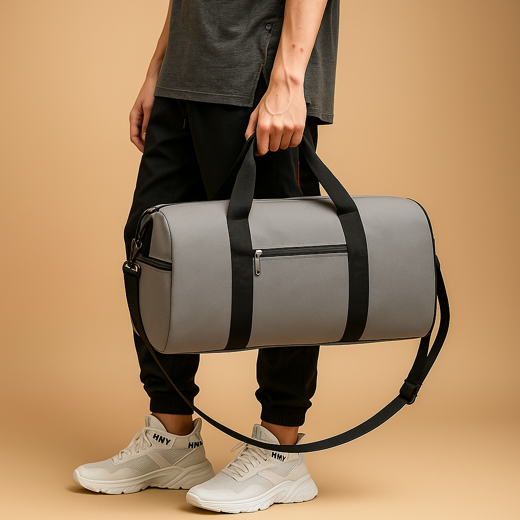 Convertible suit and duffle bag for men | Marcus