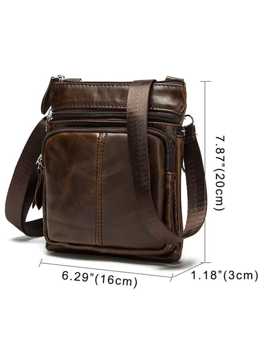 Finley & Family Leather Crossbody Bag
