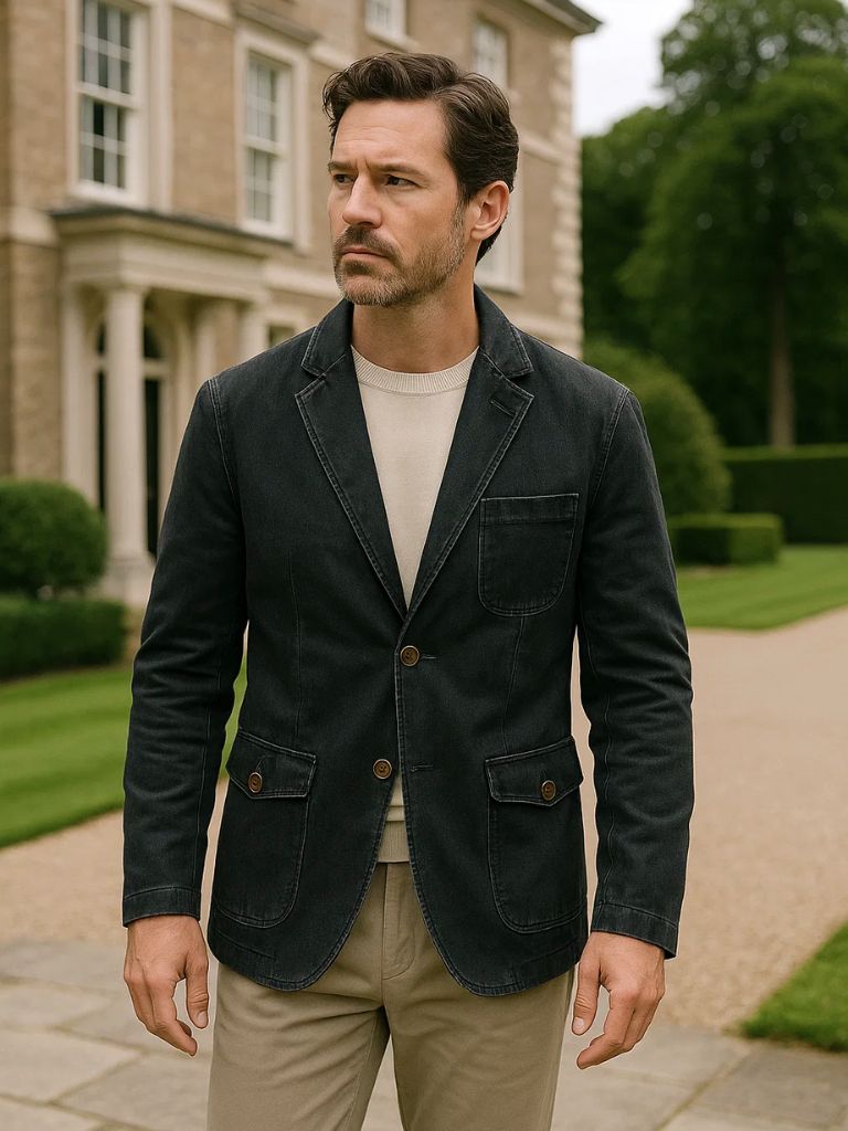 Finley & Family Covenant Denim Blazer Jacket