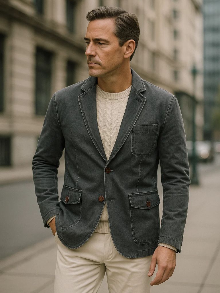 Finley & Family Covenant Denim Blazer Jacket