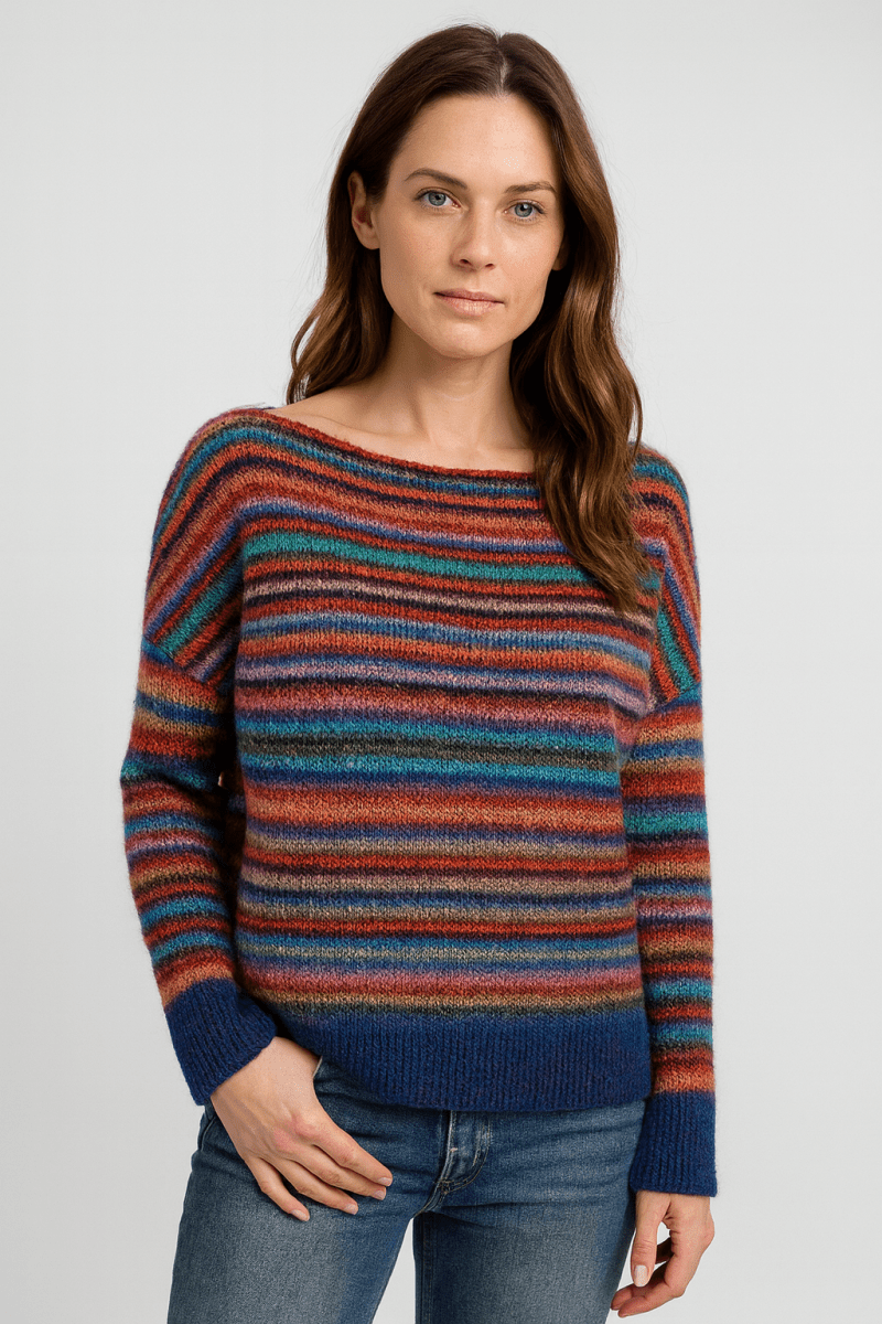 ELLA™ - COMFORTABLE RETRO KNIT SWEATER