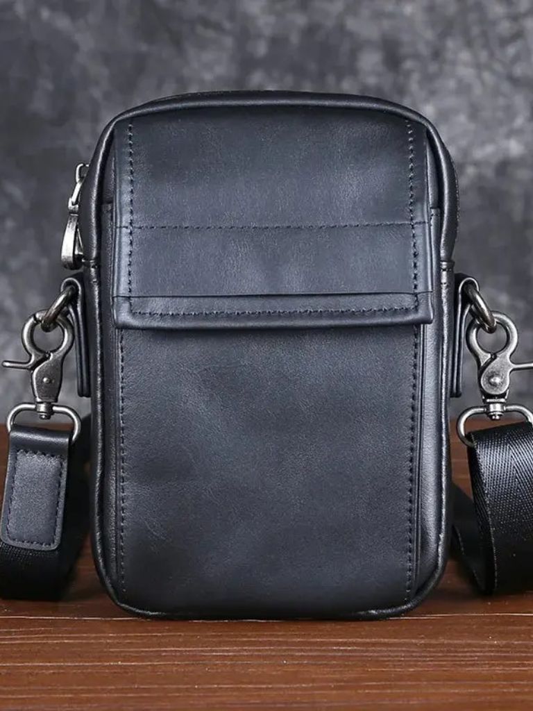 Finley & Family Essential Leather Crossbody Bag