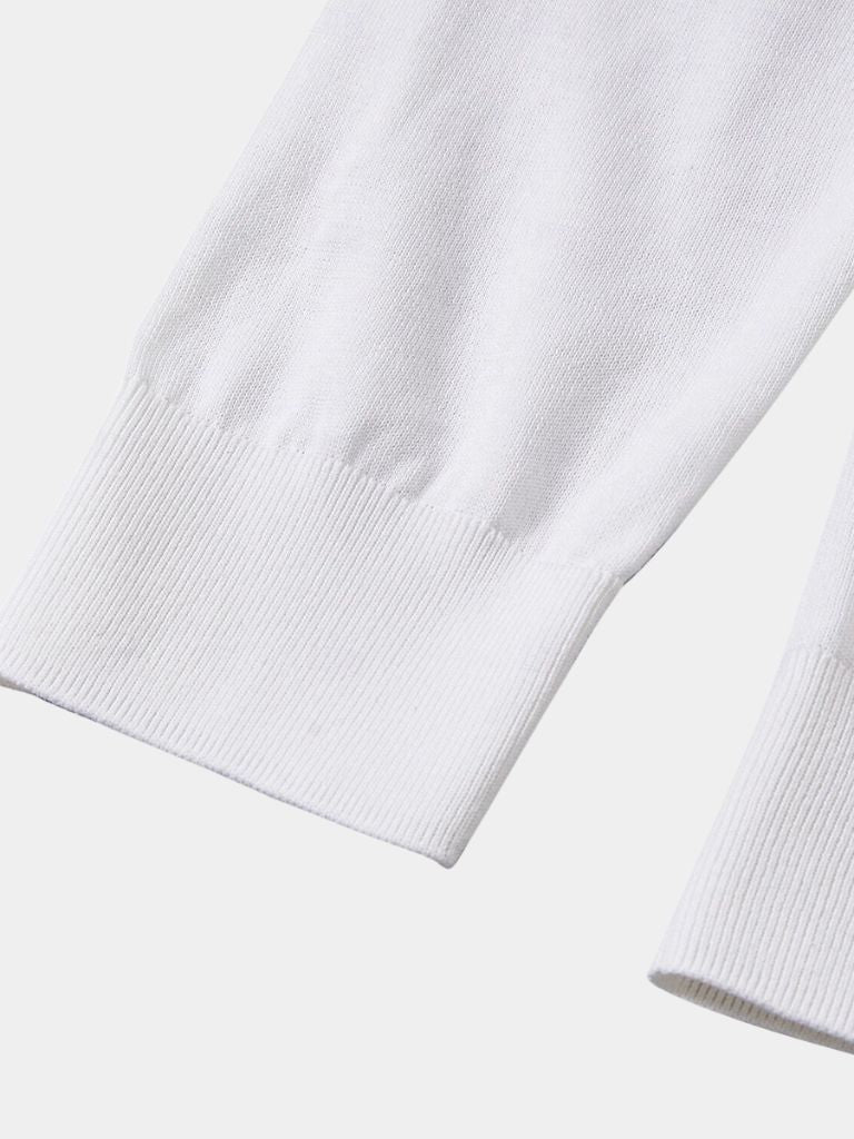 Ivory Elite Long Sleeve Polo – Finley & Family