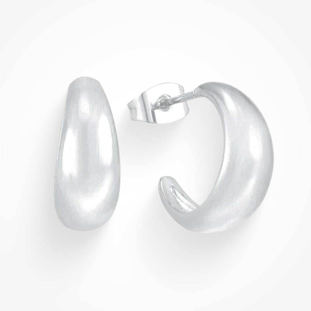Round Hoop Earrings