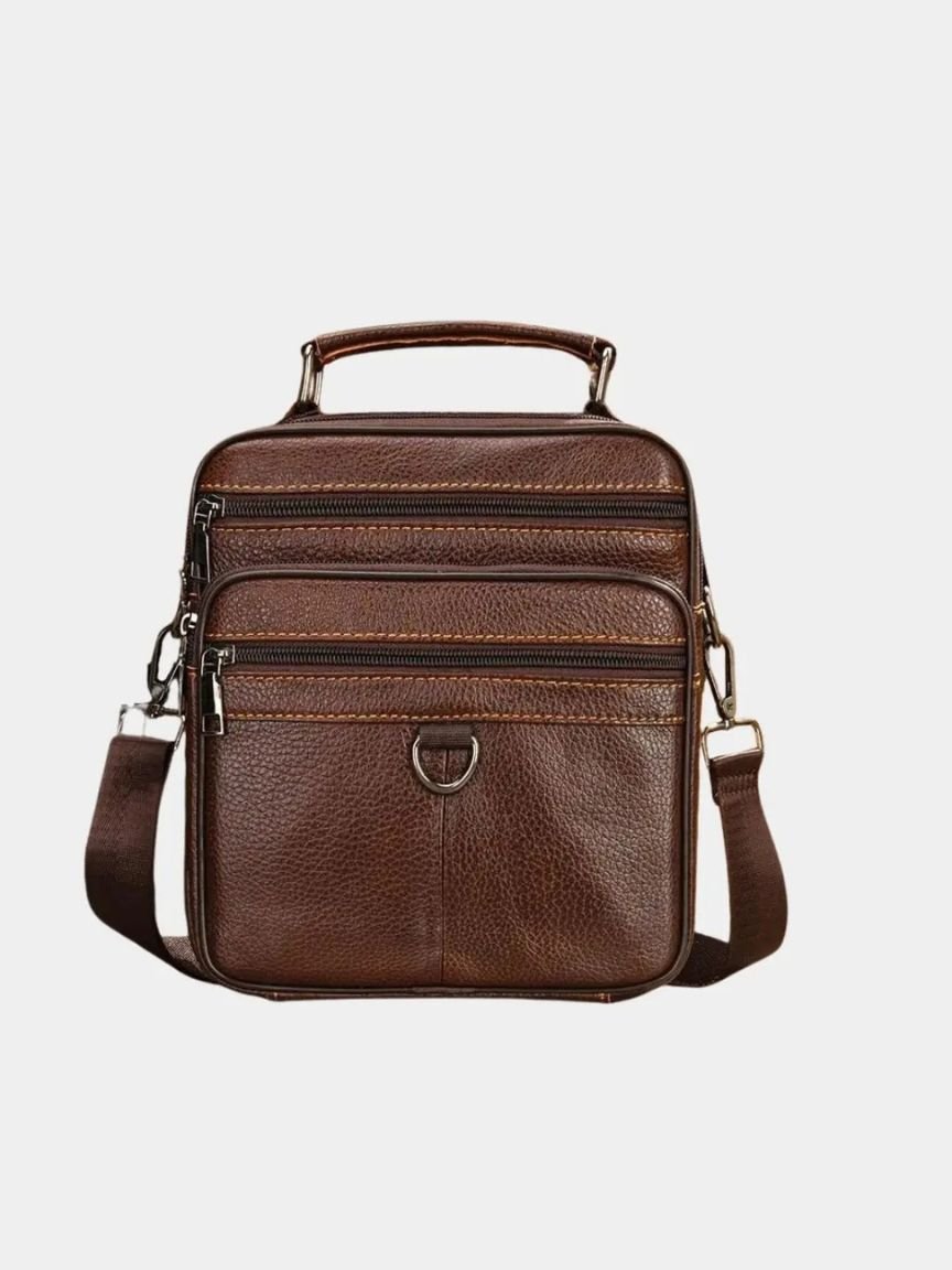 Finley & Family Men's Leather Crossbody Bag