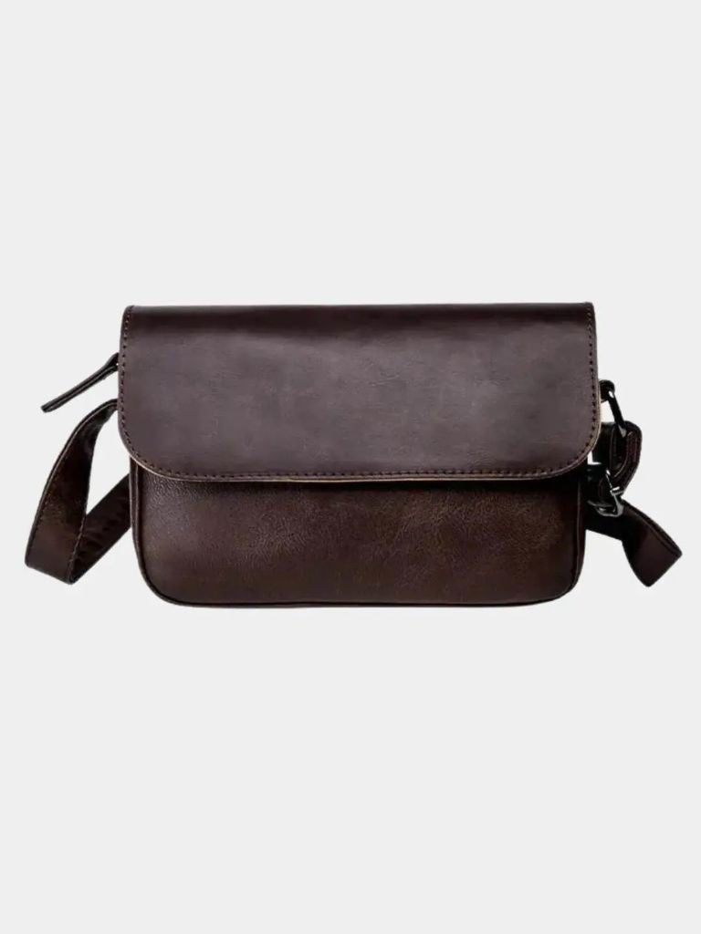 Finley & Family Milan Essential Leather Crossbody Bag