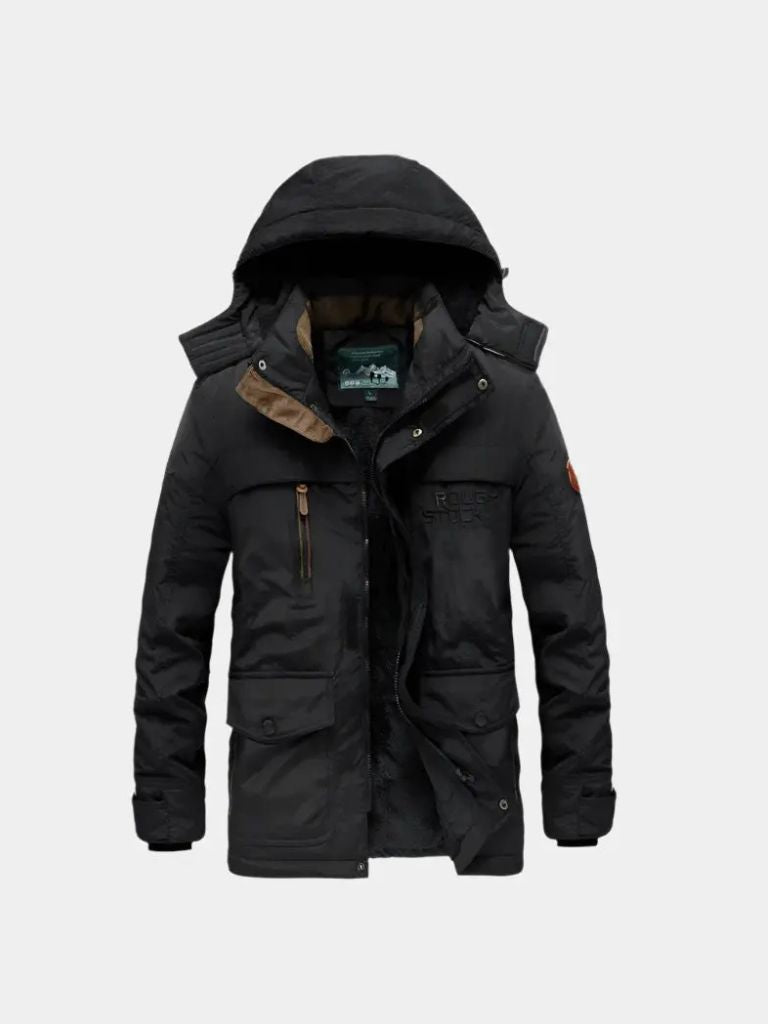 Finley & Family Military-Style Hooded Jacket